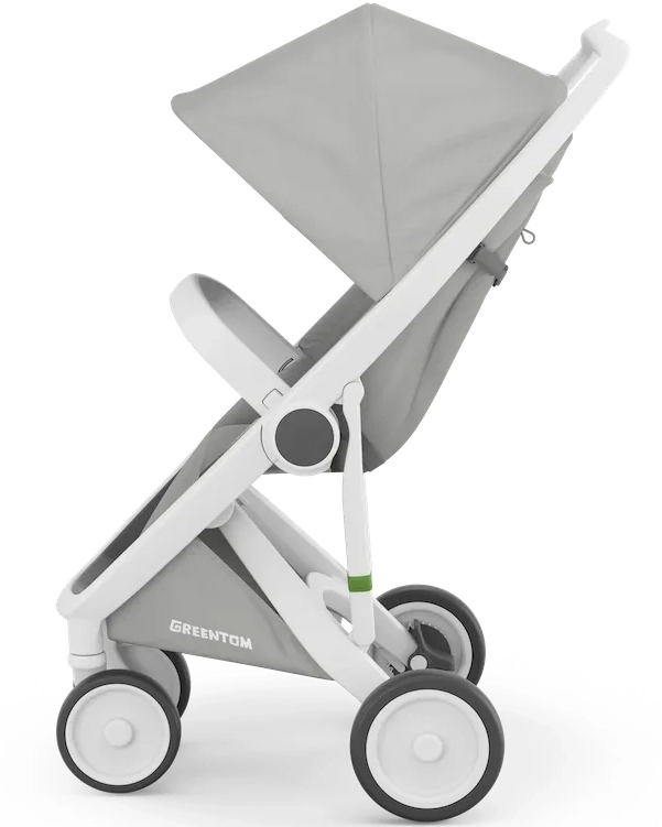 Прогулянкова коляска Greentom Classic Grey-White