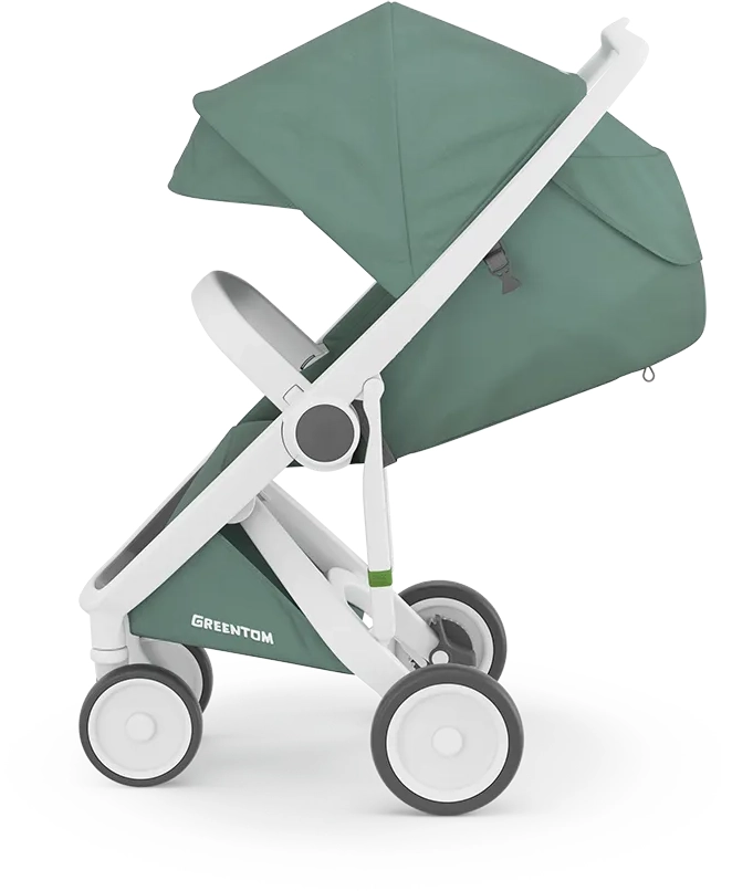Прогулянкова коляска Greentom Classic Sage-White