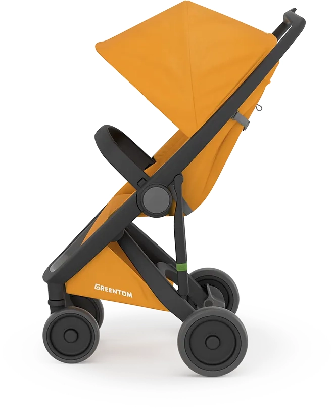 Прогулочная коляска Greentom Classic Sunflower-Black