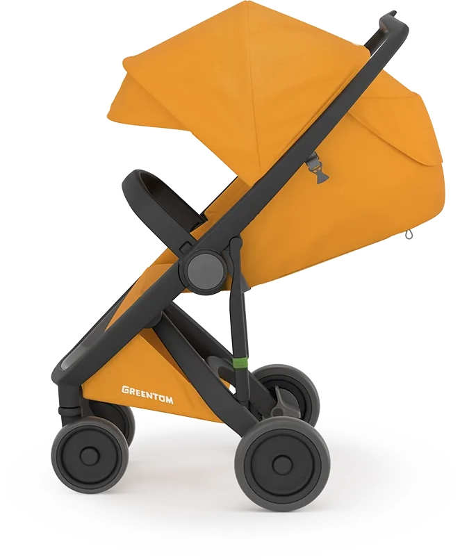 Прогулочная коляска Greentom Classic Sunflower-Black