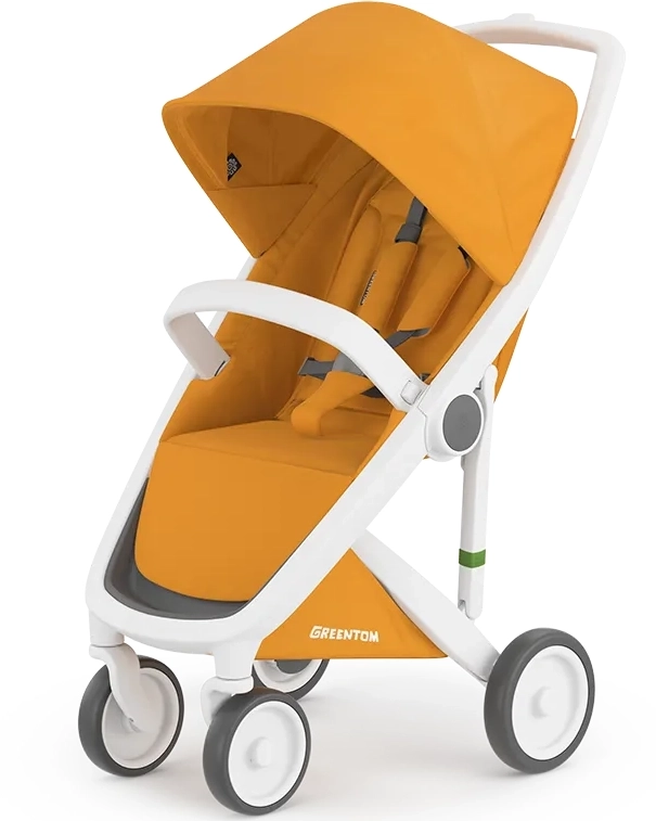 Прогулочная коляска Greentom Classic Sunflower-White