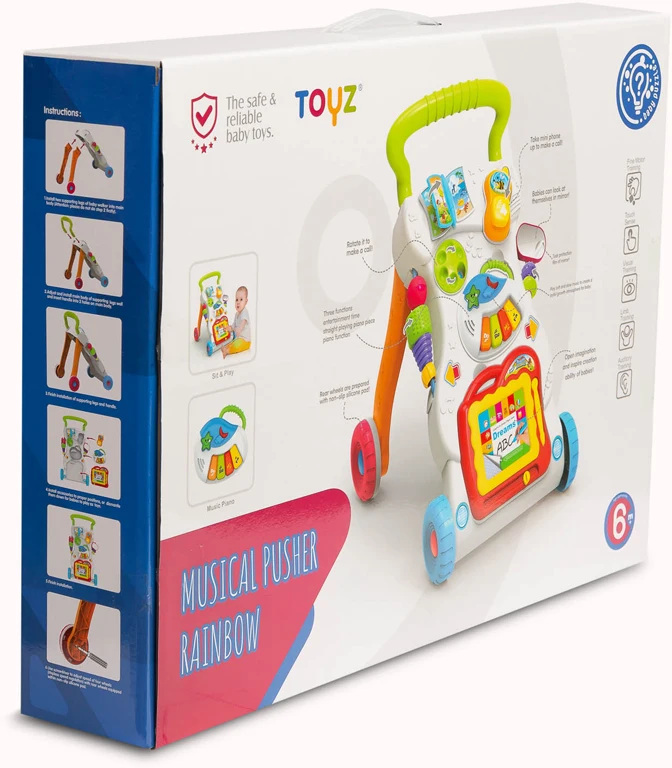 Ходунки-каталка Caretero (Toyz) Музичні Rainbow