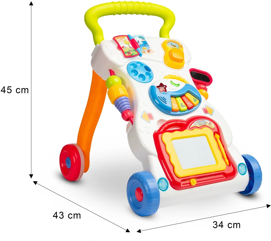 Ходунки-каталка Caretero (Toyz) Музичні Turquoise