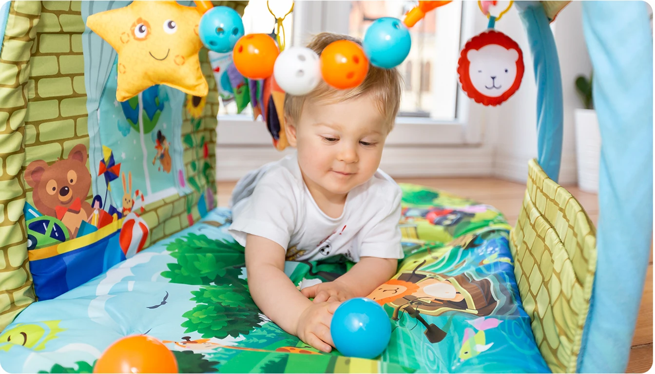 Ігровий килимок 2 в 1 Lionelo Agnes Plus Village
