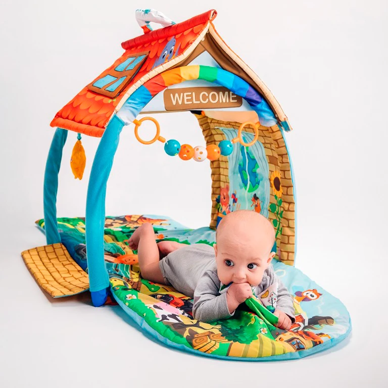 Ігровий килимок 2 в 1 Lionelo Agnes Plus Village