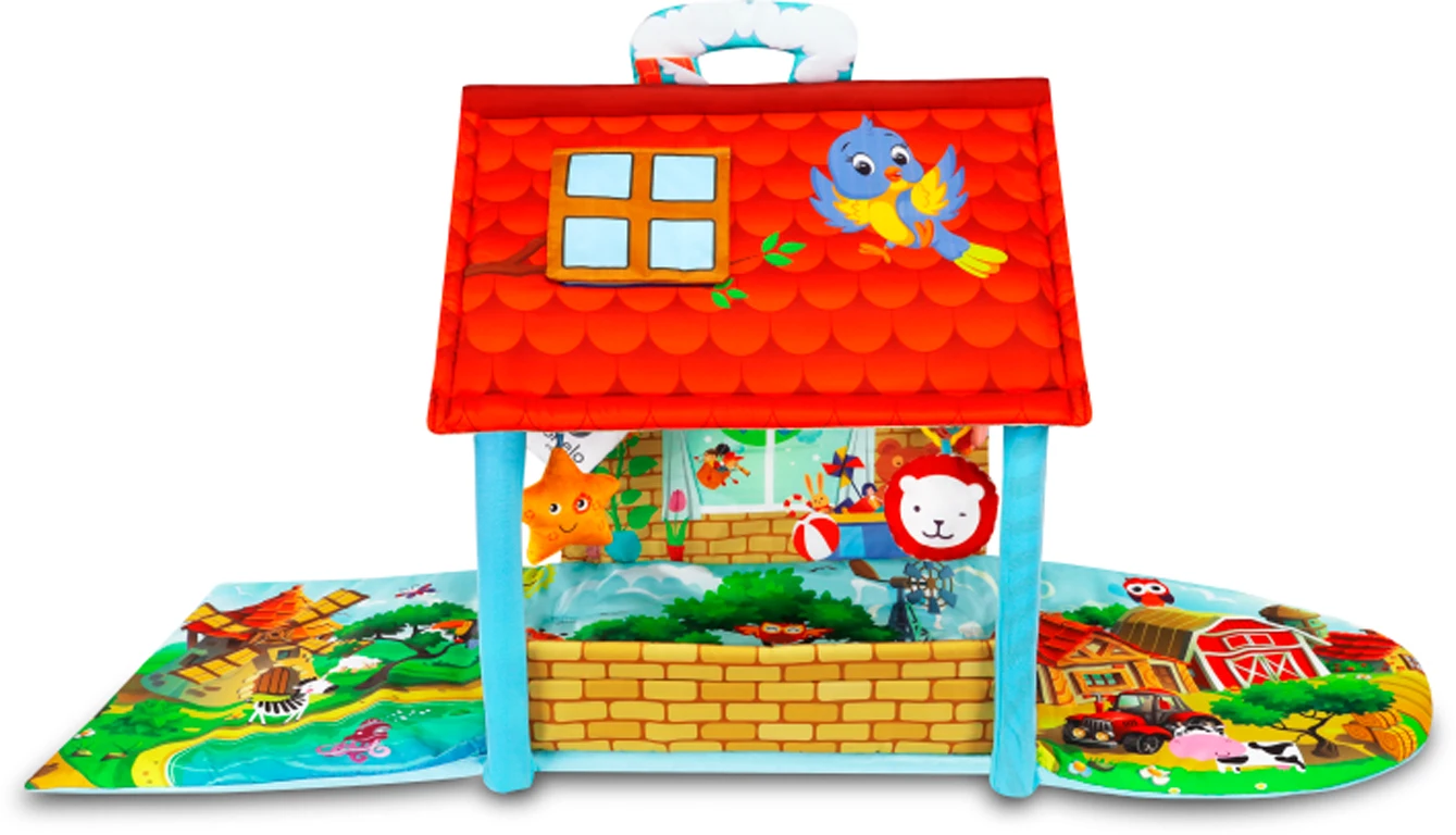 Ігровий килимок 2 в 1 Lionelo Agnes Plus Village
