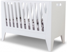 Кроватка-трансформер Indigowood Scandic 120х60 white (c дополнительным бортиком)