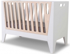 Кроватка-трансформер Indigowood Scandic 140х60 wood / white