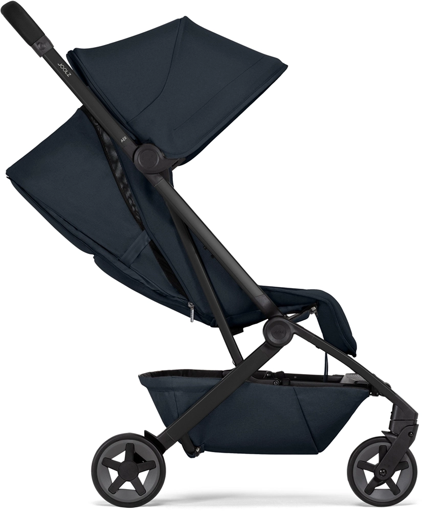Прогулянкова коляска Joolz Aer2 Dark navy blue з бампером та підсклянником