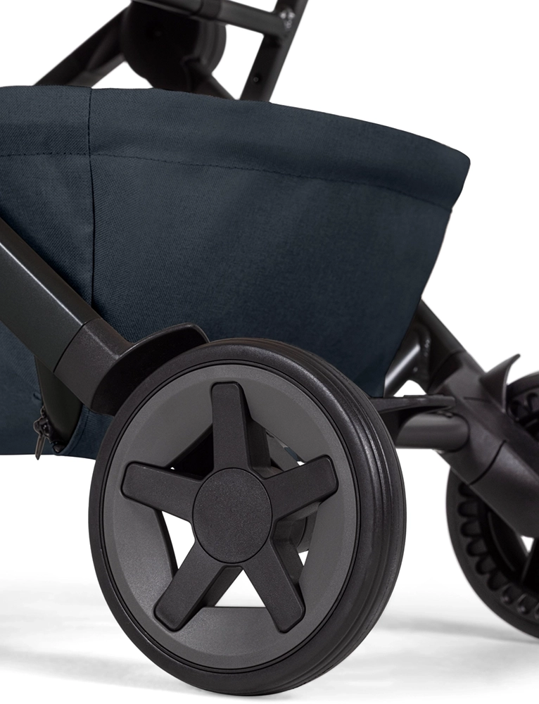 Прогулянкова коляска Joolz Aer2 Dark navy blue з бампером та підсклянником