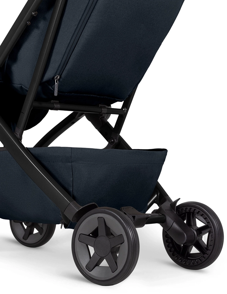 Прогулянкова коляска Joolz Aer2 Dark navy blue з бампером та підсклянником