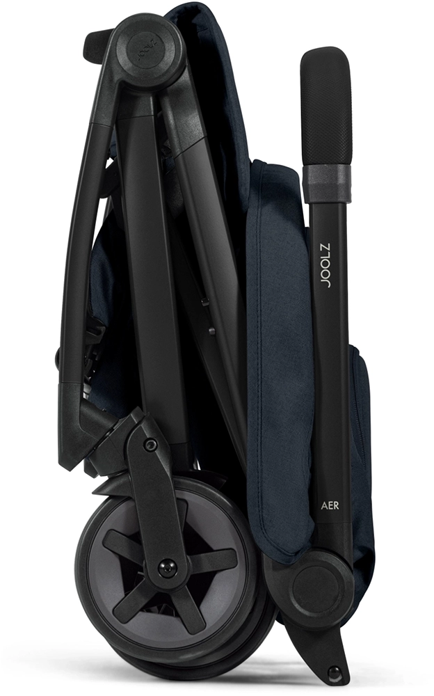Прогулянкова коляска Joolz Aer2 Dark navy blue з бампером та підсклянником