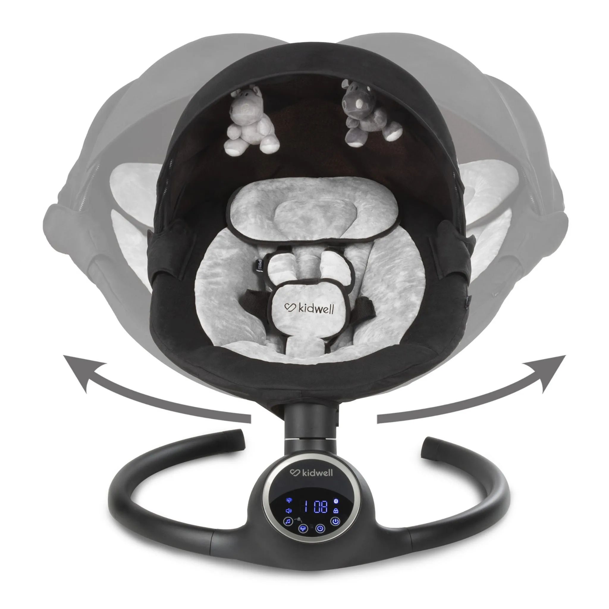 Электрическая качалка Kidwell REVE Black/Silver