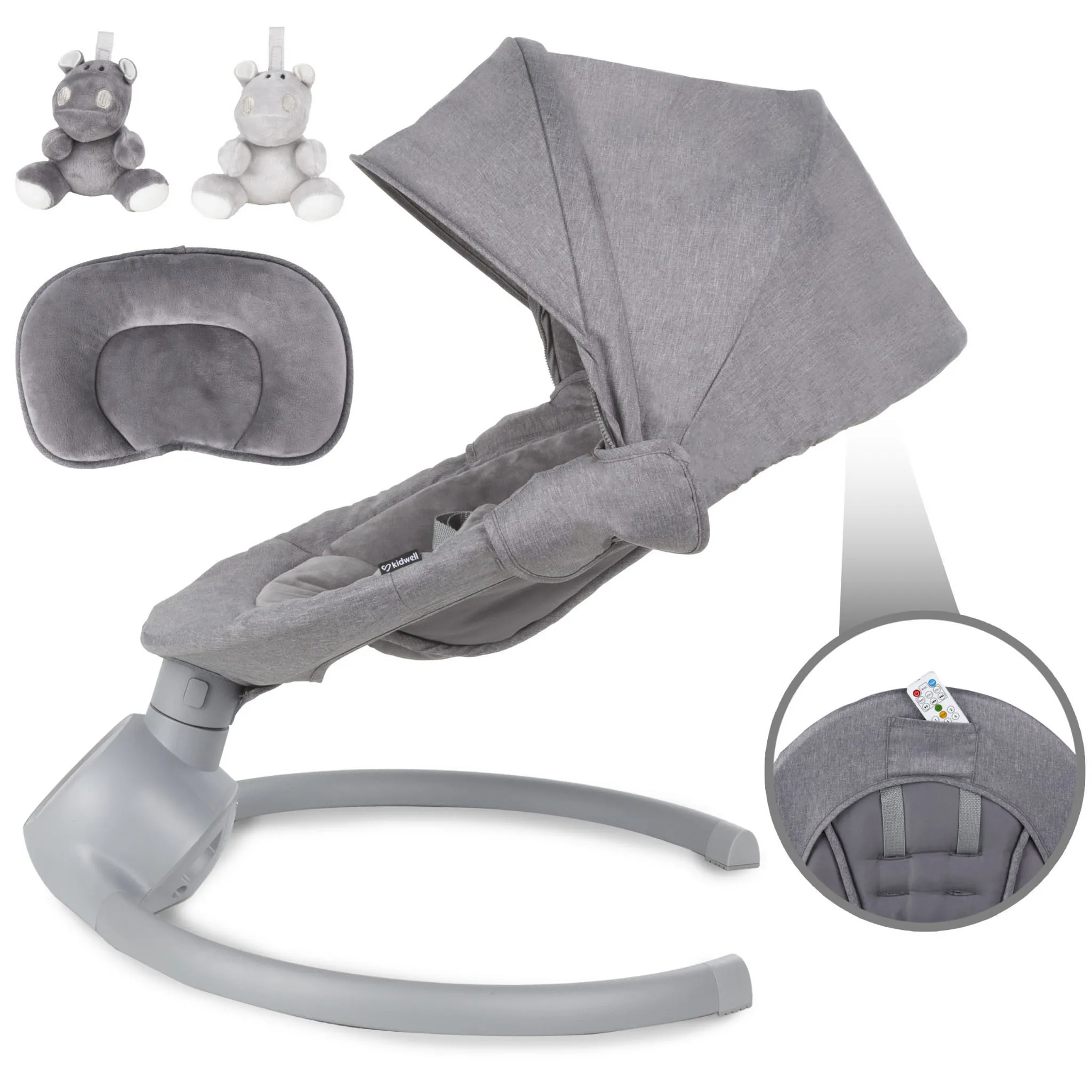 Электрическая качалка Kidwell REVE Grey/Silver