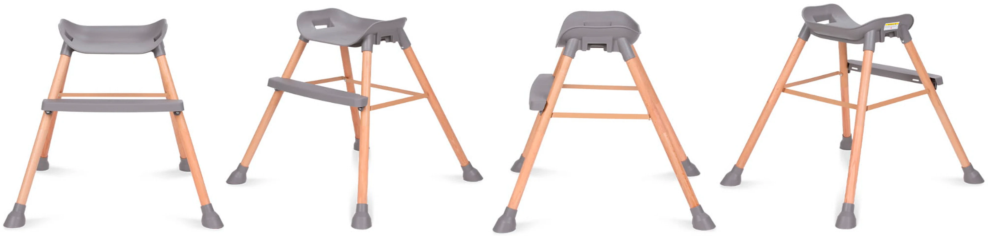 Стульчик для кормления Kidwell Eatan WOOD Gray