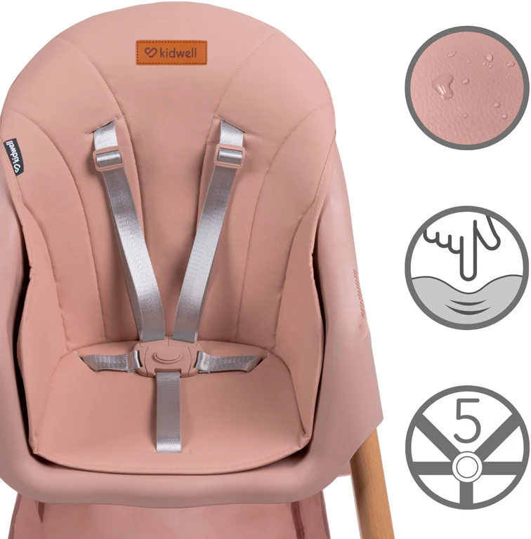 Стульчик для кормления 2 в 1 Kidwell KARIMI Pink