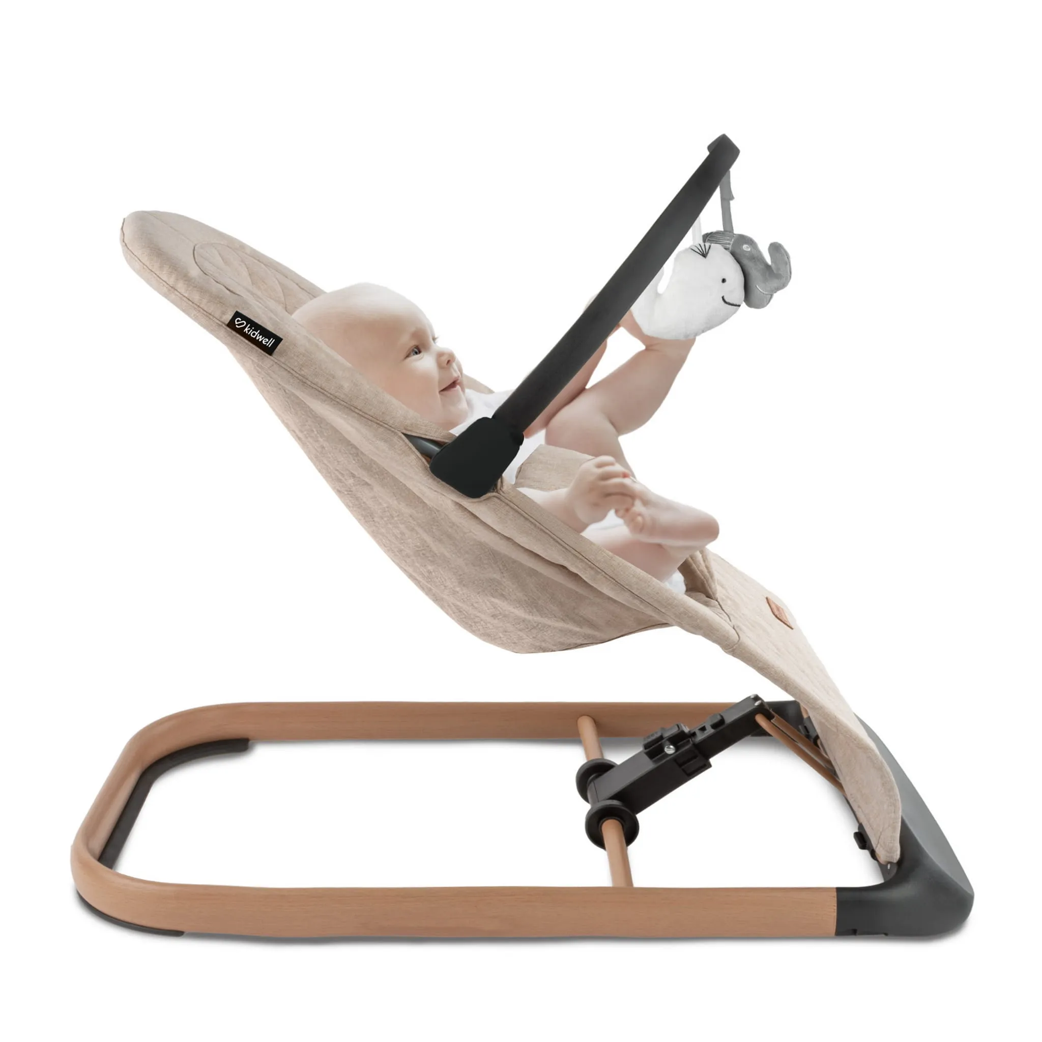 Шезлонг Kidwell Laro Beige/Wooden