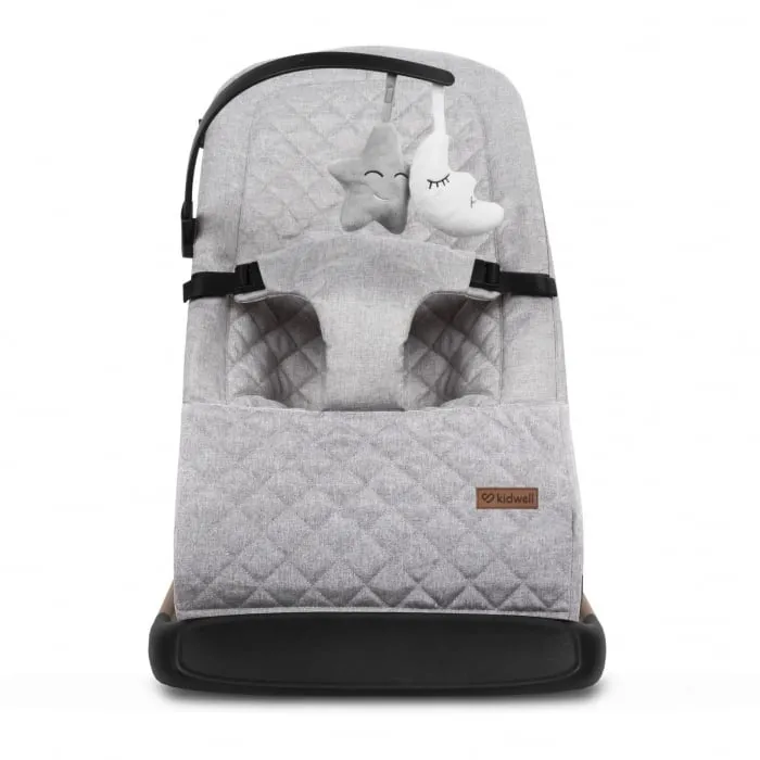 Шезлонг Kidwell Laro Full grey/wooden