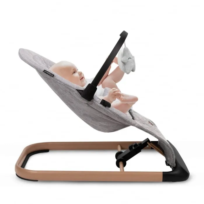 Шезлонг Kidwell Laro Full grey/wooden