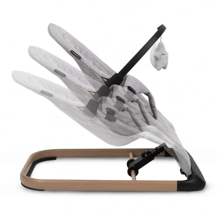 Шезлонг Kidwell Laro Full grey/wooden