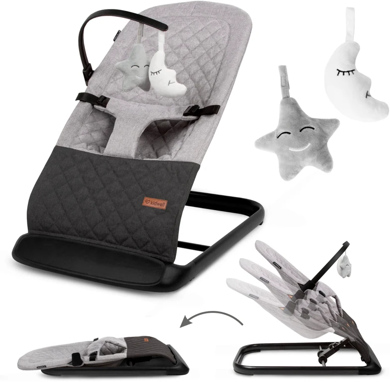 Шезлонг Kidwell Laro Gray/Black