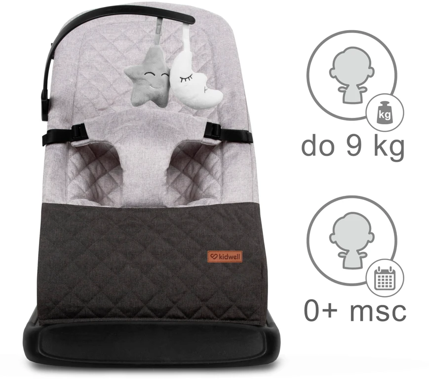 Шезлонг Kidwell Laro Gray/Black