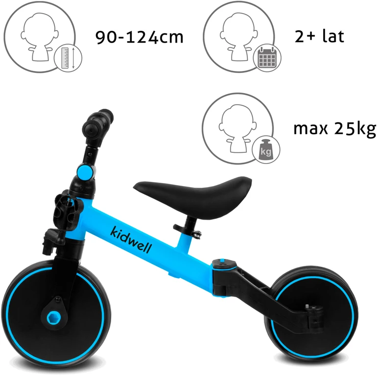 Велосипед 3 в 1 Kidwell PICO Blue