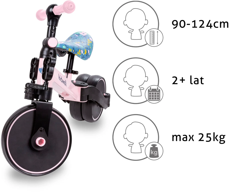 Велосипед 3 в 1 Kidwell PICO Flower