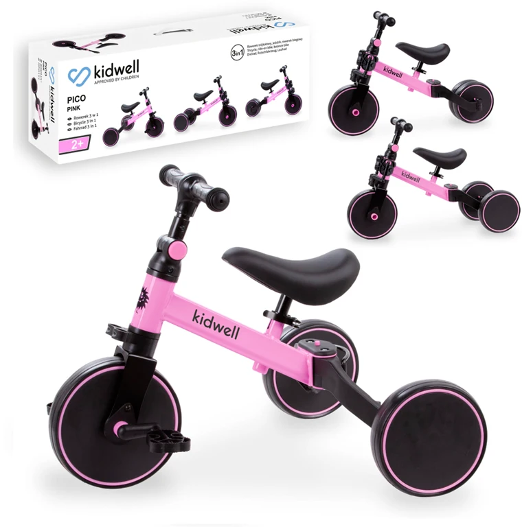 Велосипед 3 в 1 Kidwell PICO Pink