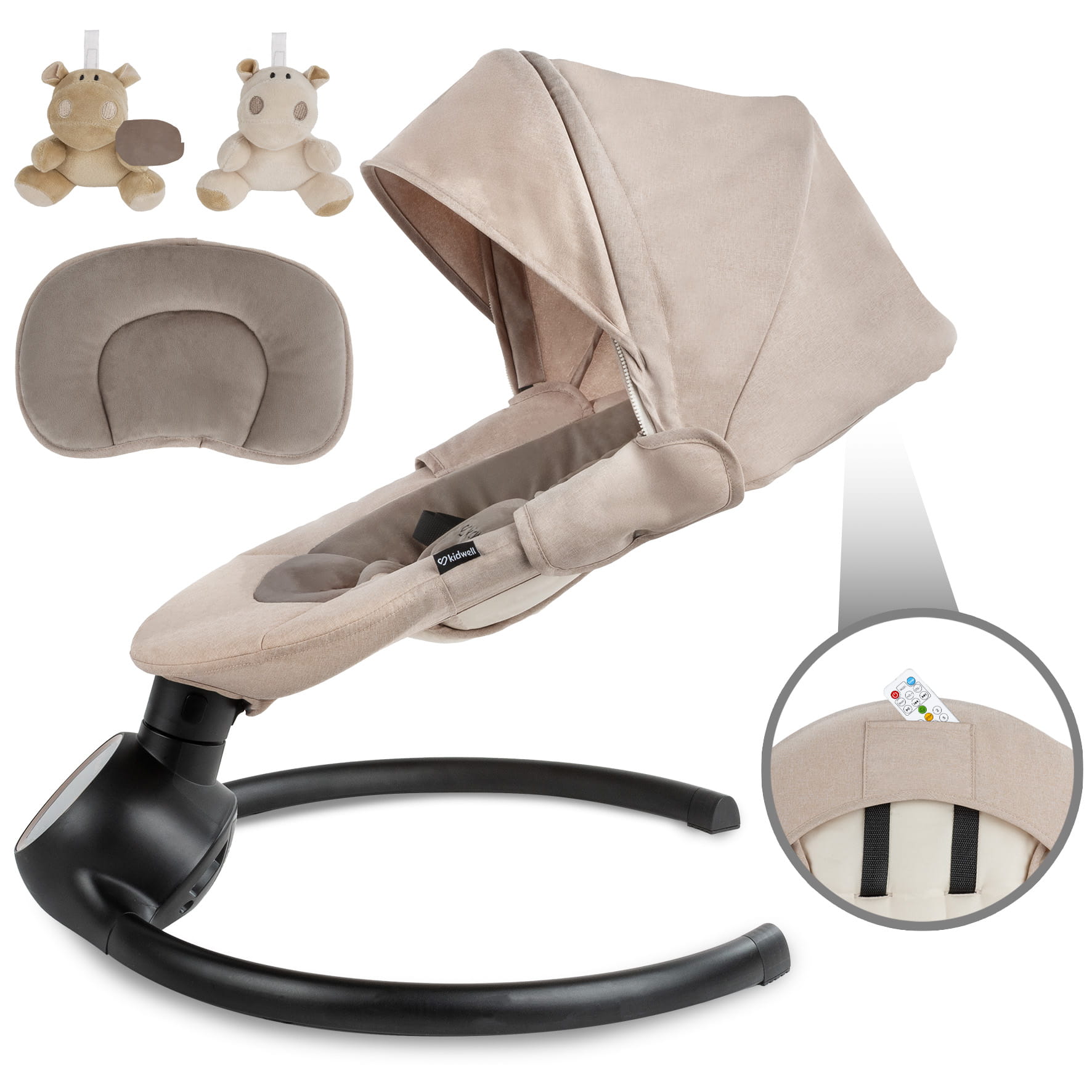 Электрическая качалка Kidwell REVE Beige/Gold