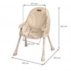 Стульчик для кормления Kidwell TINTO beige