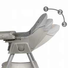 Стульчик для кормления Kidwell TINTO gray