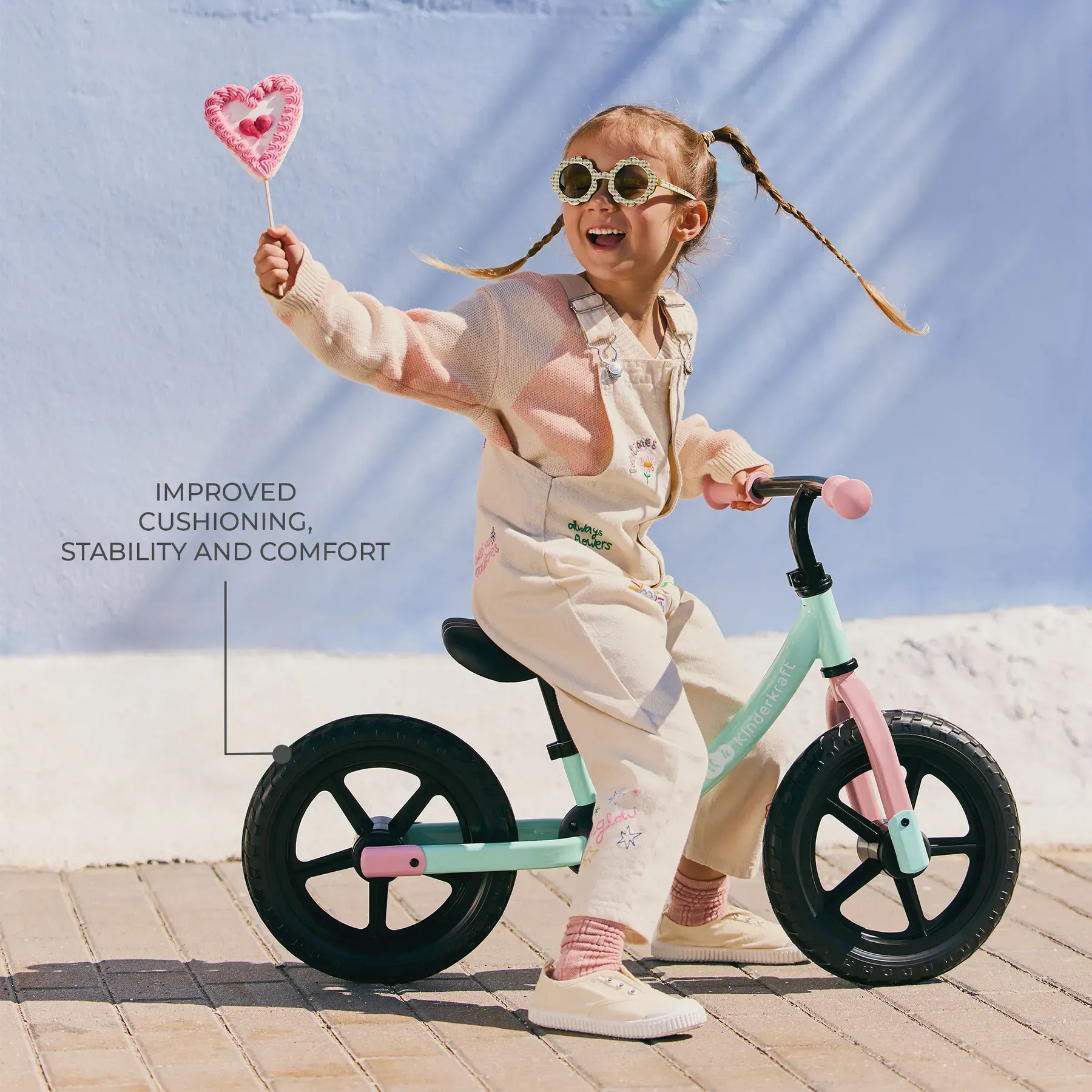 Беговел Kinderkraft 2Way Next Candy Mint