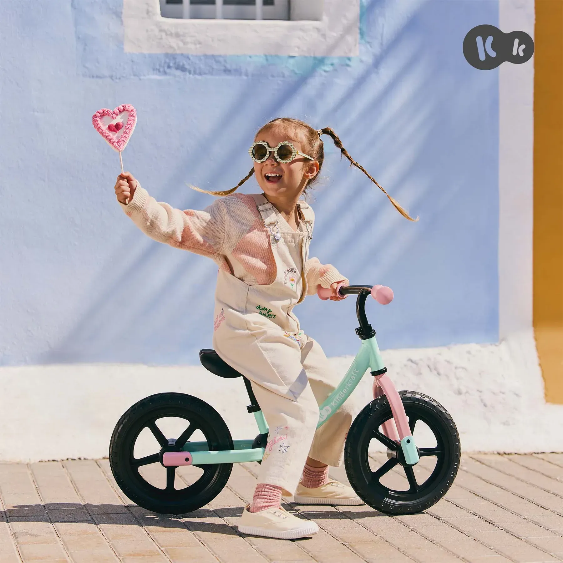 Беговел Kinderkraft 2Way Next Candy Mint