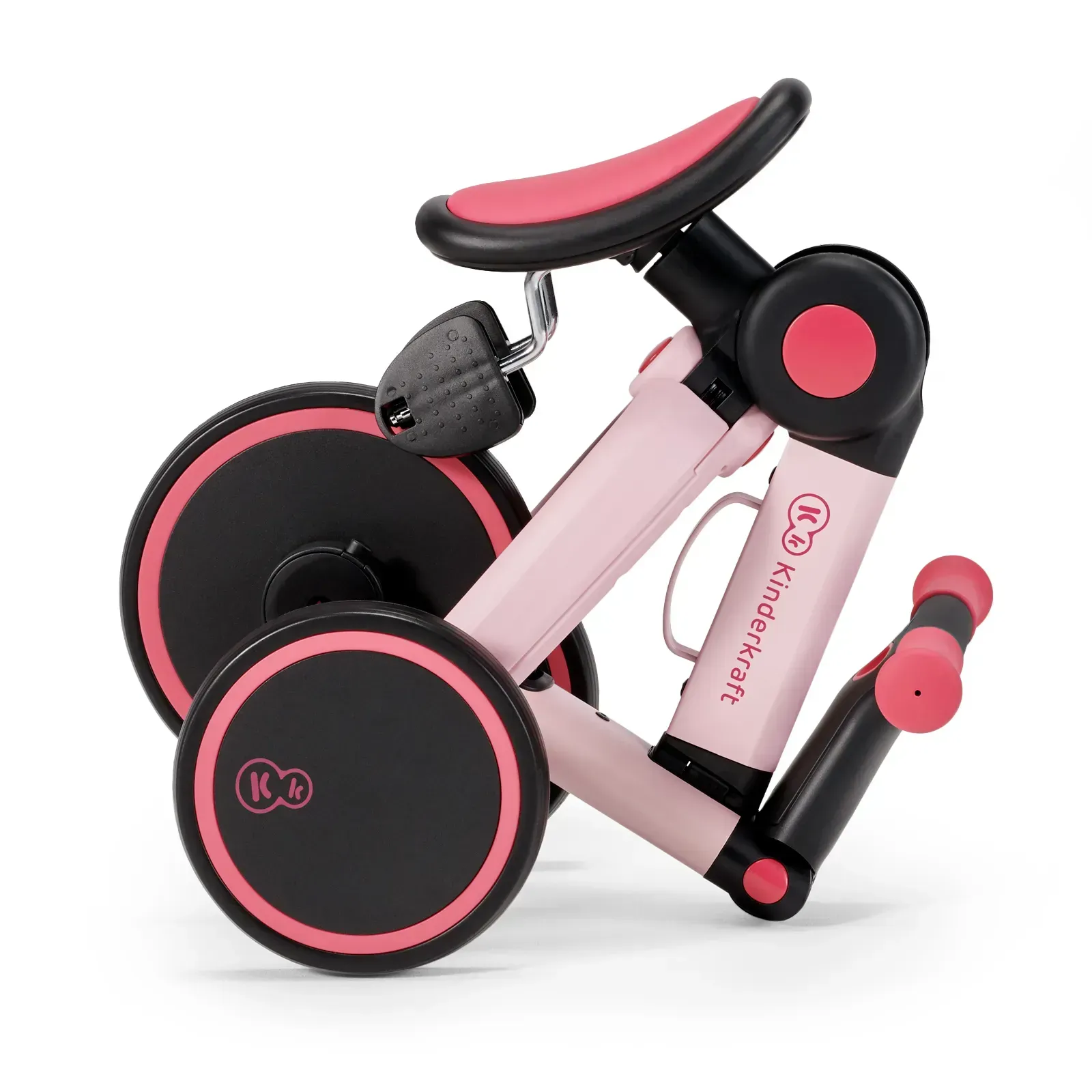 Дитячий триколісний велосипед 3 в 1 Kinderkraft 4TRIKE Candy Pink