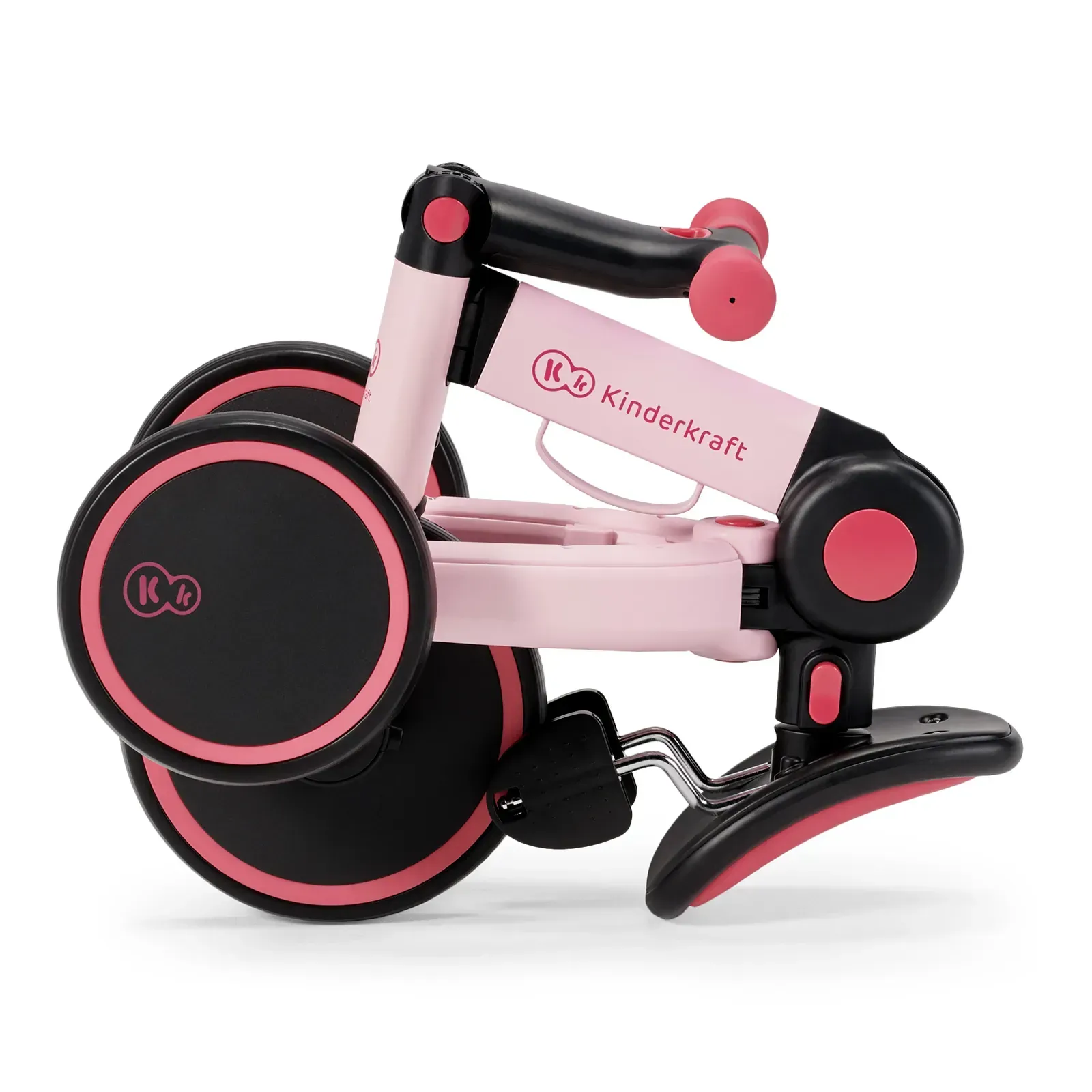 Дитячий триколісний велосипед 3 в 1 Kinderkraft 4TRIKE Candy Pink
