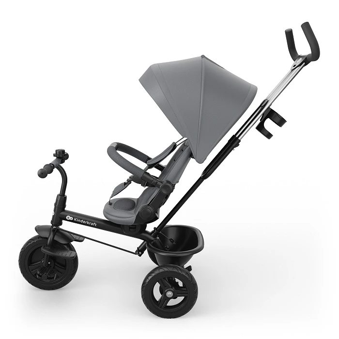 Трехколесный велосипед Kinderkraft Aston 2 Plus Grey