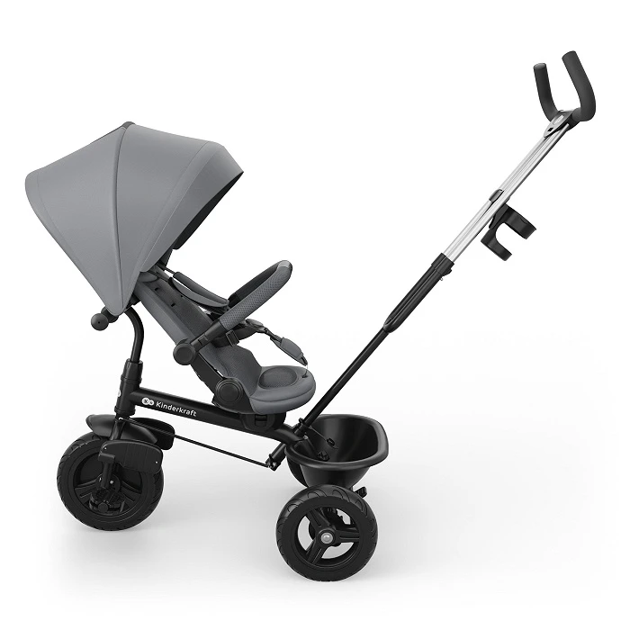 Трехколесный велосипед Kinderkraft Aston 2 Plus Grey