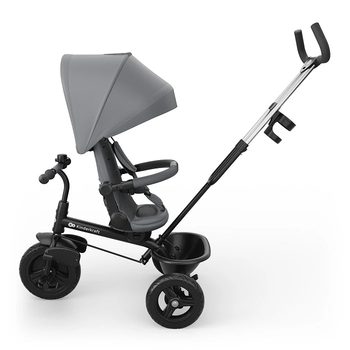 Трехколесный велосипед Kinderkraft Aston 2 Plus Grey