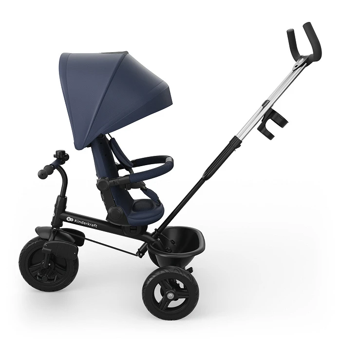 Трехколесный велосипед Kinderkraft Aston 2 Plus Navy