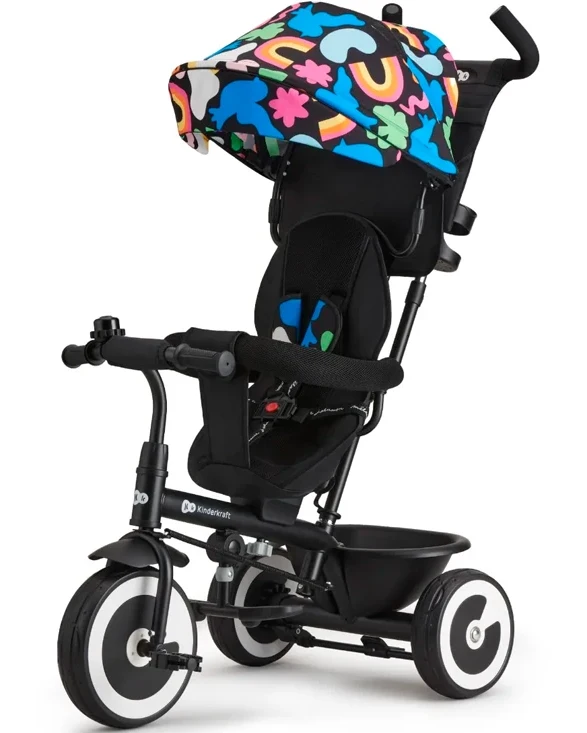 Триколісний велосипед Kinderkraft Aston Happy Shapes