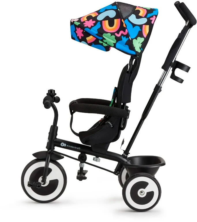 Триколісний велосипед Kinderkraft Aston Happy Shapes