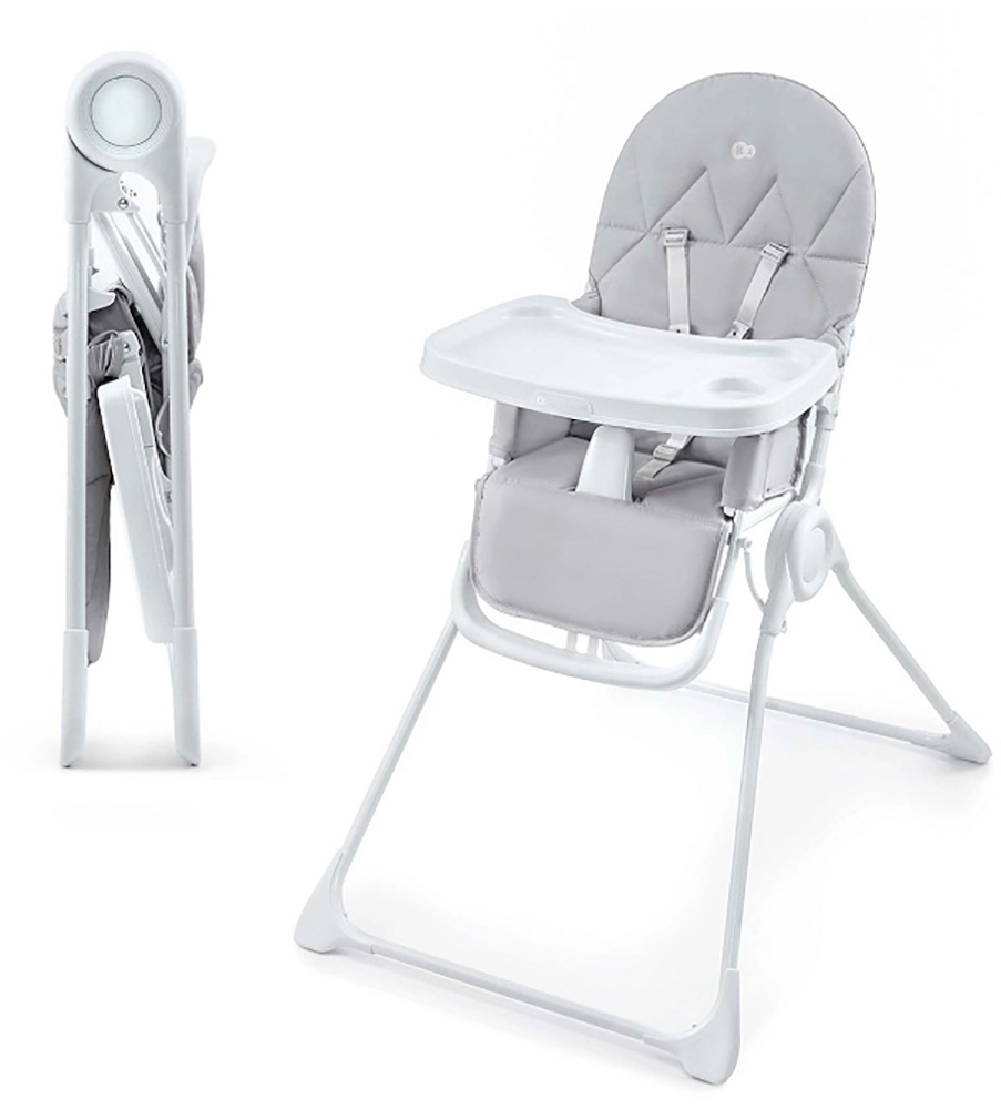Стільчик для годування Kinderkraft Binci Light Grey