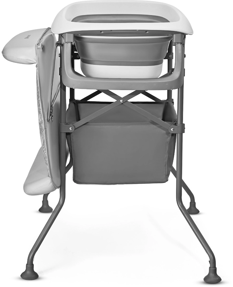Столик для сповивання з ванною Kinderkraft Bubbly Grey