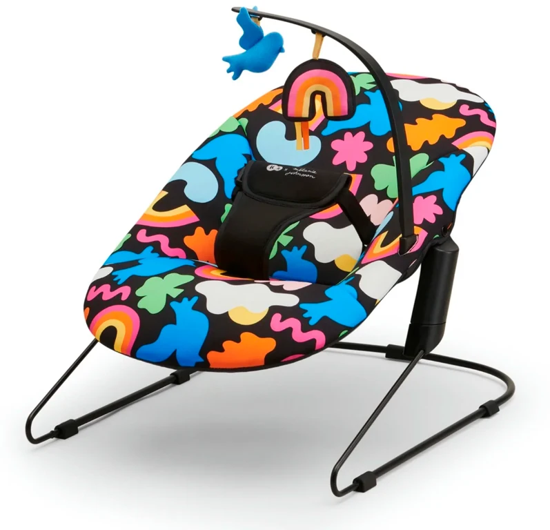 Детский шезлонг Kinderkraft Calmee Happy Shapes