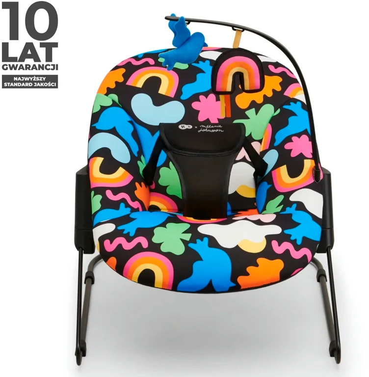 Дитячий шезлонг Kinderkraft Calmee Happy Shapes