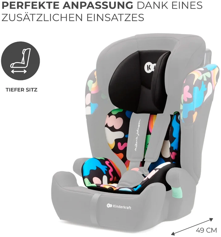 Автокрісло Kinderkraft Comfort Up i-Size Happy Shapes