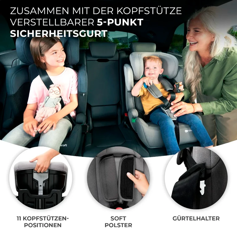 Автокрісло Kinderkraft Comfort Up i-Size Happy Shapes