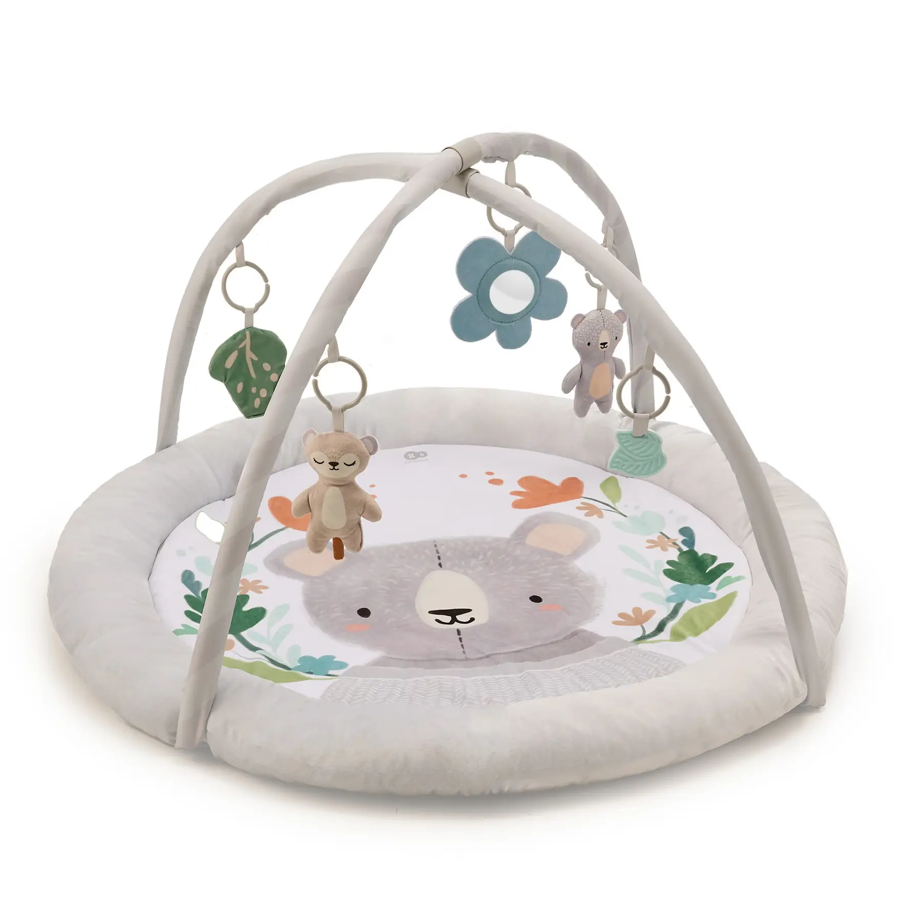 Двусторонний коврик Kinderkraft Cozyplay (KPCOZY00LGR0000)
