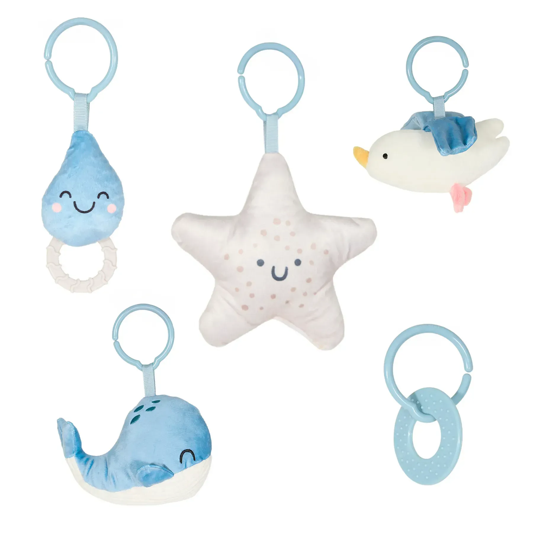 Двусторонний коврик Kinderkraft Cozyplay Nordic Breeze